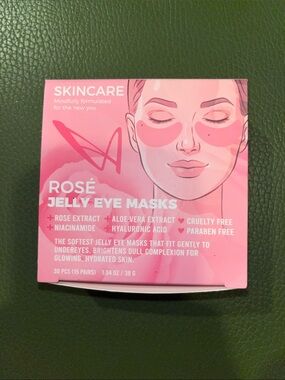 Rosé Jelly Eye Masks – Pink Hydrating Eye Patches